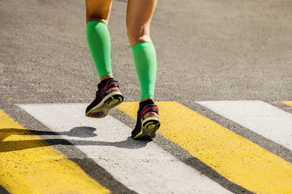 why do runners wear compression socks