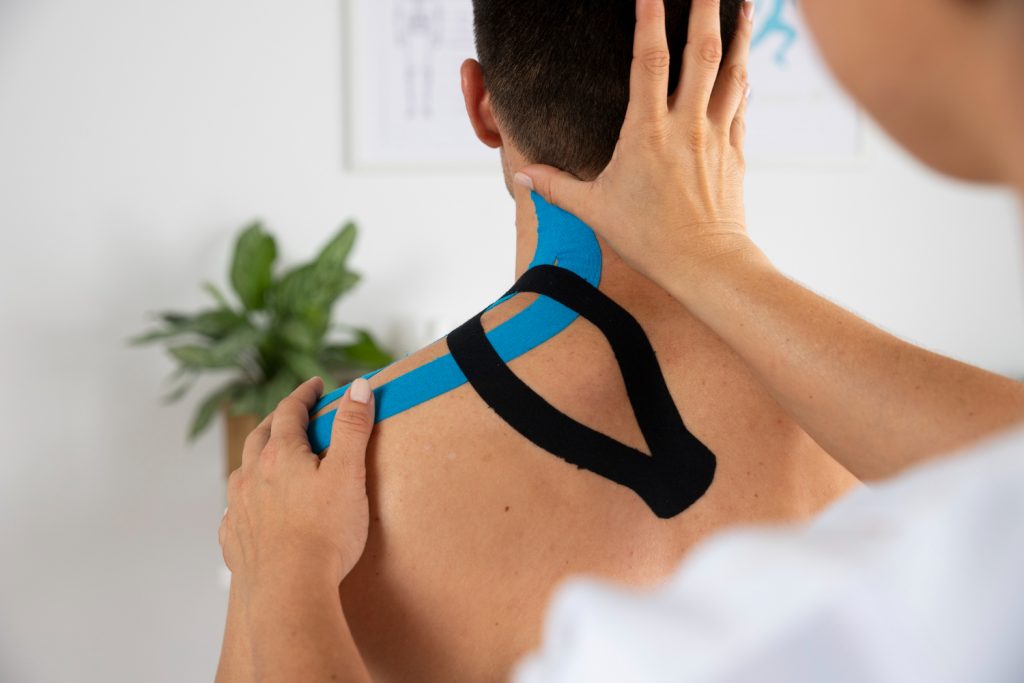 can you shower with kinesiology tape