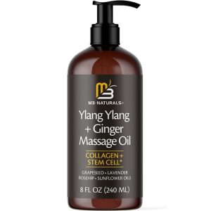 M3 Naturals Ylang Ylang + Ginger Massage Oil